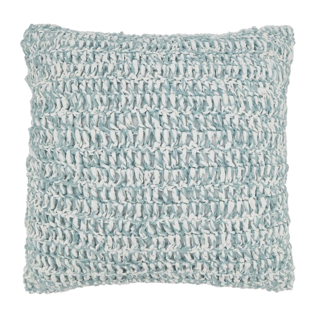 1294 Outdoor Zen Raffia Poly Filled Throw Pillow